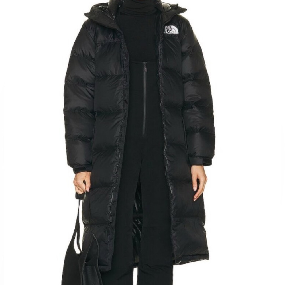 Same style as the first picture like new long parka with hood